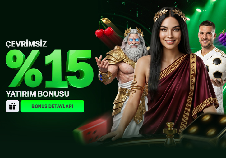%15 Çevrimsiz Yatırım Bonusu
